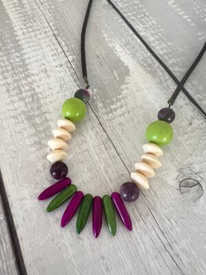 שרשרת wild and Free ירוק סגול