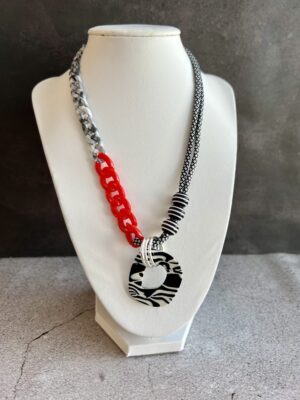 שרשרת שילובים תליון זברה