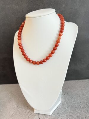 שרשרת צ'וקר קורל אדום