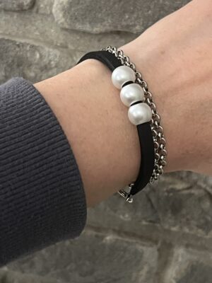 צמיד שילובים עור ולולאות