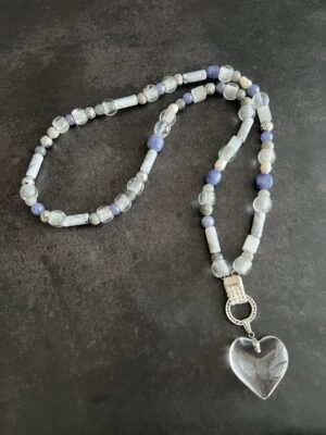 שרשרת אייס לב שקוף