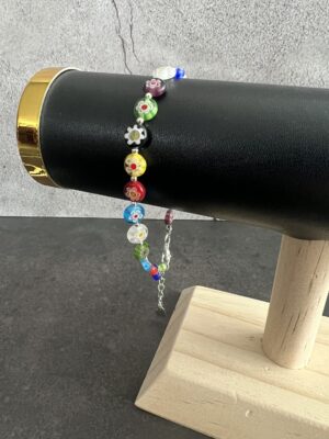 צמיד לרגל פרחים