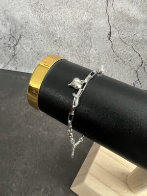 צמיד לרגל לולאות לב