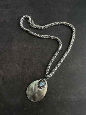 שרשרת לולאות חיטה אם הפנינה