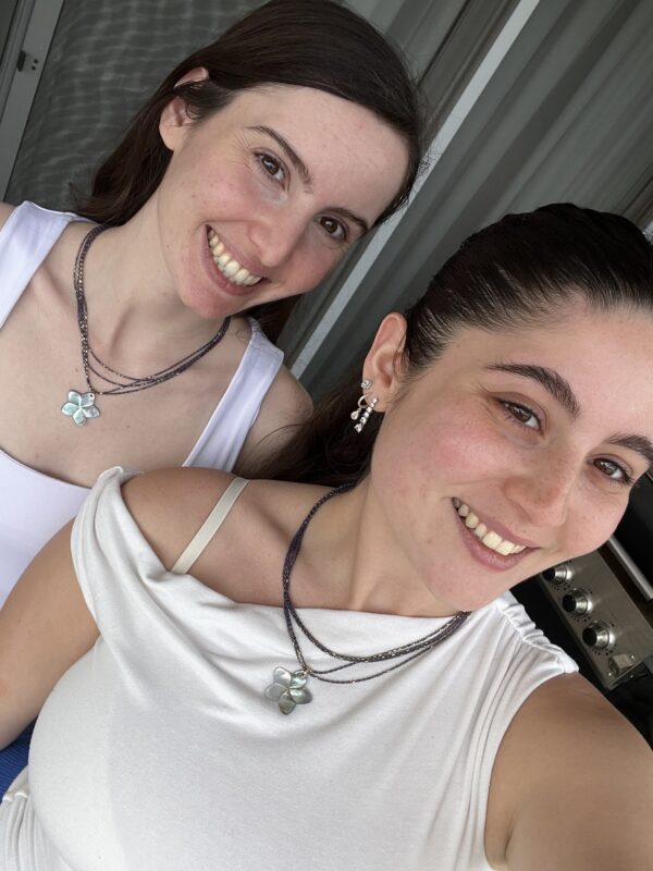 ⁦שרשרת חיבורים בכחול וזהב⁩ – תמונה ⁦4⁩