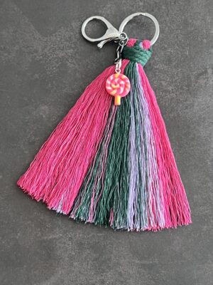 קישוט גדיל ירוק ורוד Lollipop