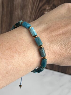 צמיד מתכוונן צילינדר אפטיט טורקיז