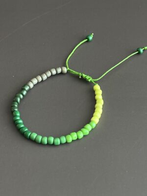 צמיד מתכוונן קשת ירוקה