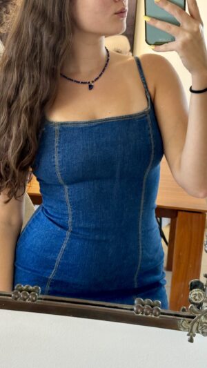 קולקציית גוונים שרשרת קריסטל כחול תליון לאזולי