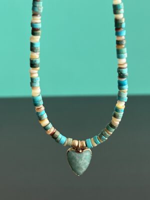 קולקציית גוונים שרשרת ג'אספר טורקיז