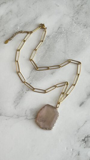 שרשרת לולאות מרקיזה קפה