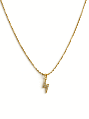 שרשרת תליון ברק זירקונים