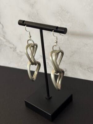 עגילי כסף 925 לולאות גדולות