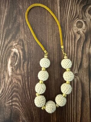 שרשרת שילובים חרוזי קרושה בגוון אבן