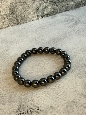 צמיד גמיש המטייט שחור מטאלי