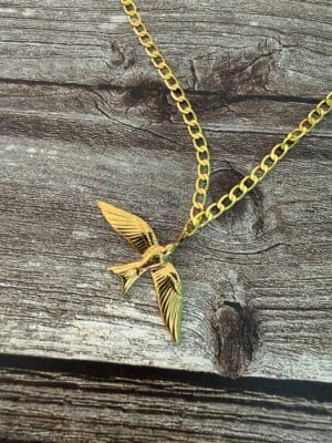 שרשרת סנונית החופש בזהב